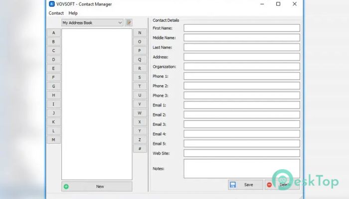 تحميل برنامج Vovsoft Contact Manager 1.3.0 برابط مباشر
