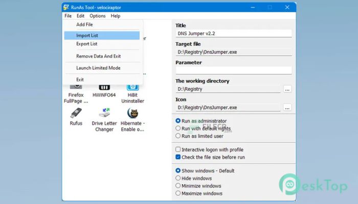 Download RunAsTool 1.5 Free Full Activated