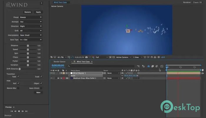 تحميل برنامج Aescripts - Wind 1.8 برابط مباشر
