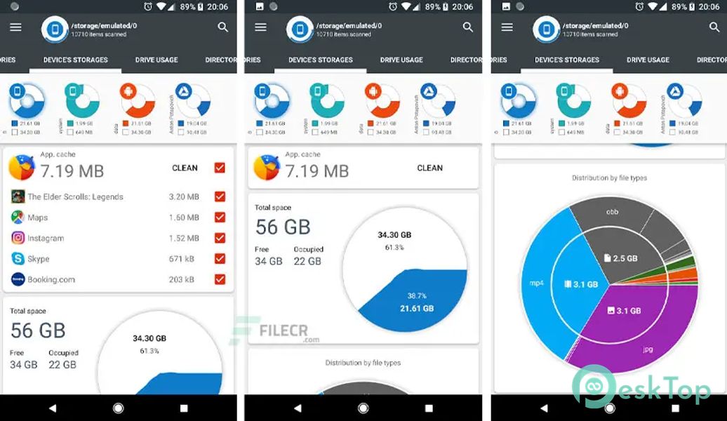 Disk & Storage Analyzer Pro 4.1.7.40 APK MOD Полная бесплатная загрузка