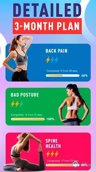 Straight Posture－Back exercise 3.5.3 APK MOD Полная бесплатная загрузка