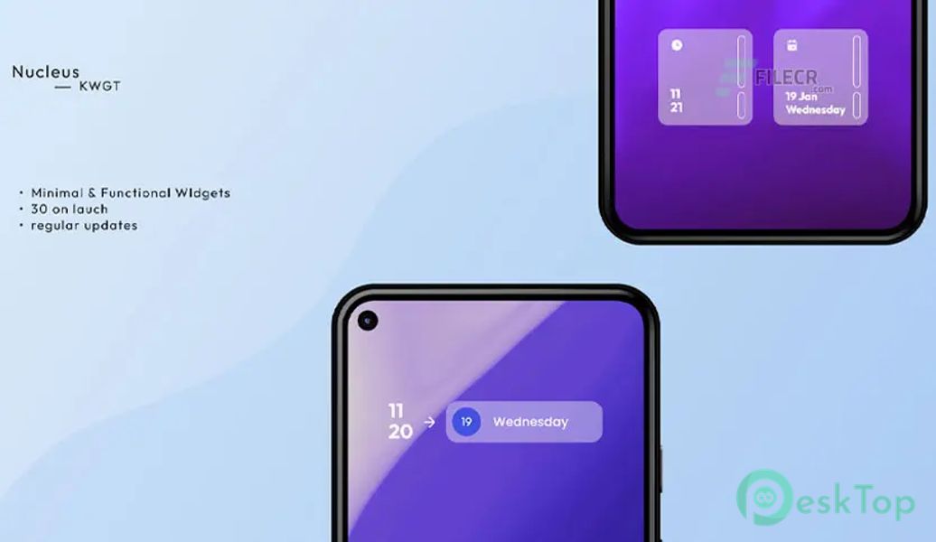 Nucleus KWGT v1.0.6 APK MOD Tam Ücretsiz İndir