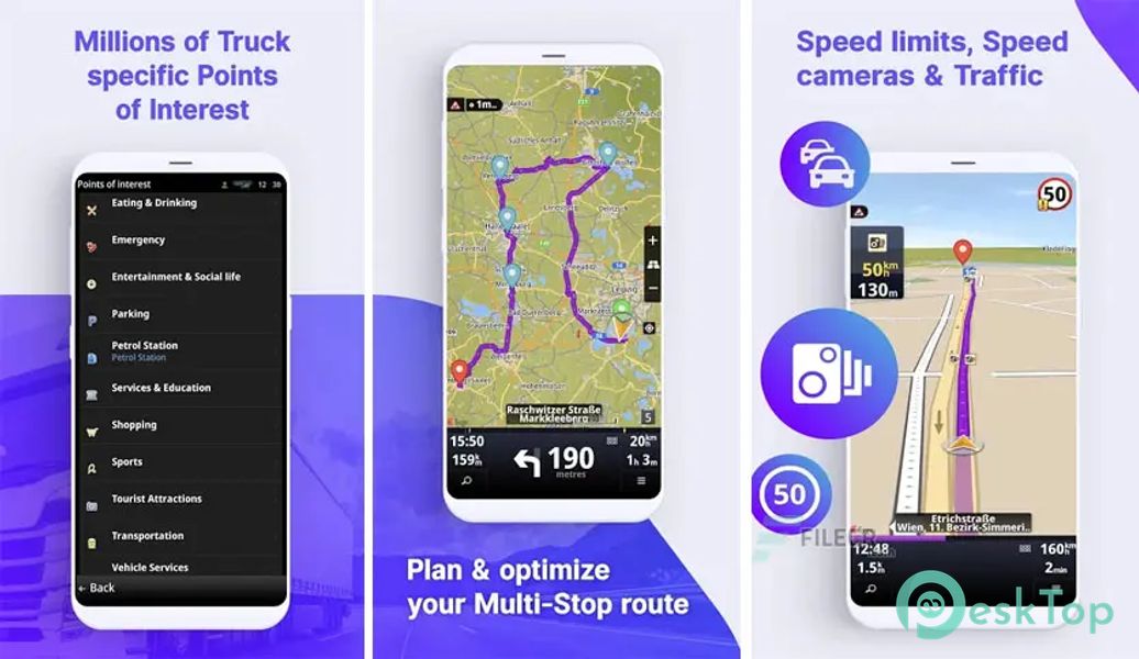 Sygic GPS Truck & Caravan 24.5.4 APK MOD 完整免费下载