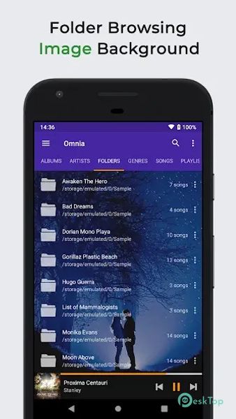 Omnia Music Player 1.8.0 build 131 APK MOD Tam Ücretsiz İndir