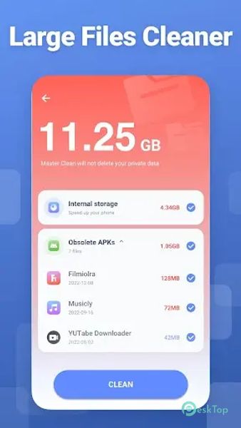 Phone Cleaner Master Clean 1.6.0 APK MOD Полная бесплатная загрузка
