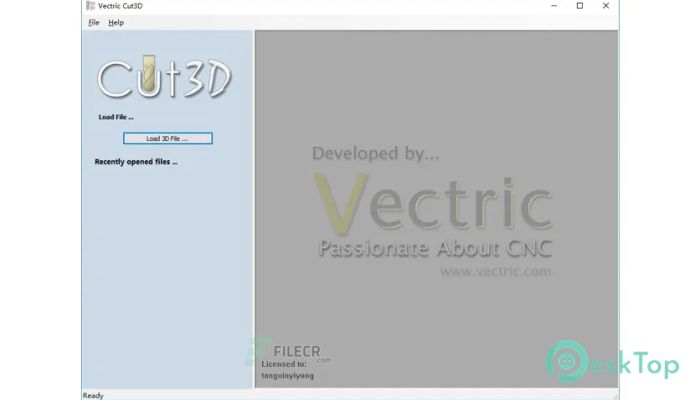 Vectric Cut3D  1.110 Tam Sürüm Aktif Edilmiş Ücretsiz İndir