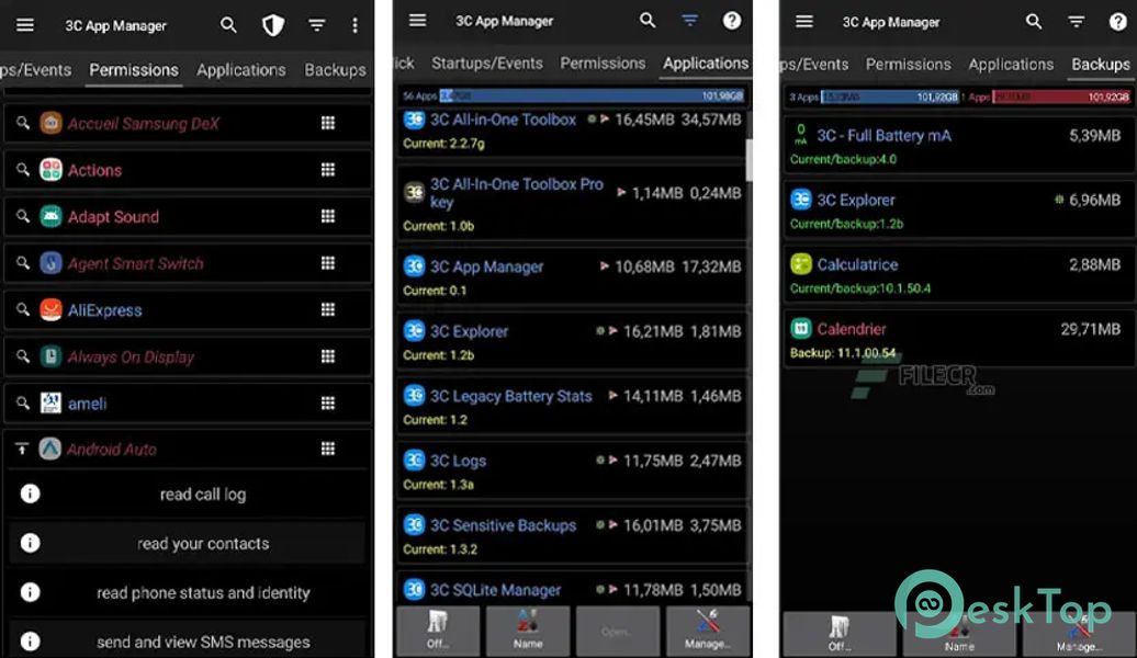 3C App Manager v1.2.7 APK MOD Descarga gratuita completa