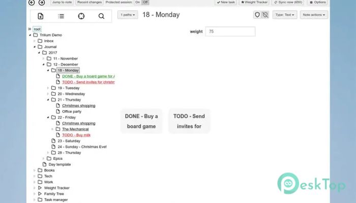 Trilium Notes  0.63.7 完全アクティベート版を無料でダウンロード
