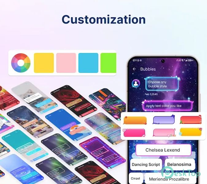 Color Messenger: Messages, SMS 1.6.6.141 APK MOD تحميل مجاني كامل