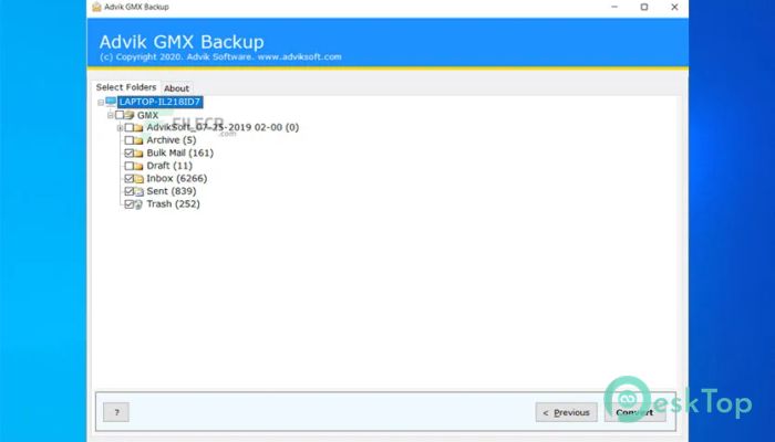  تحميل برنامج Advik GMX Backup 4.0 برابط مباشر
