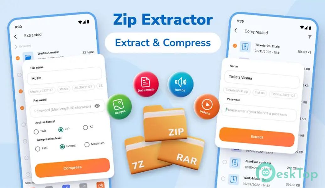 Zip Extractor - UnZIP & UnRAR 3.3.3.1 APK MOD تحميل مجاني كامل