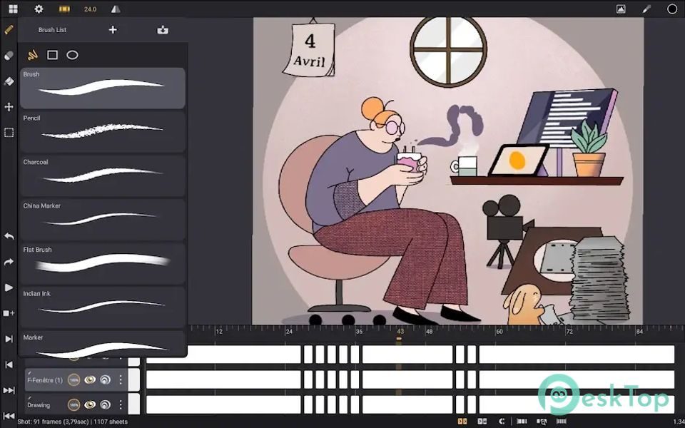 Callipeg (Beta) 2D animation 1.63 APK MOD Полная бесплатная загрузка