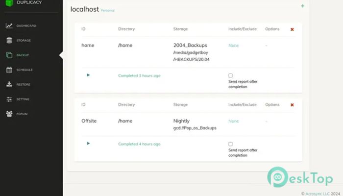 Duplicacy  3.2.5 Tam Sürüm Aktif Edilmiş Ücretsiz İndir