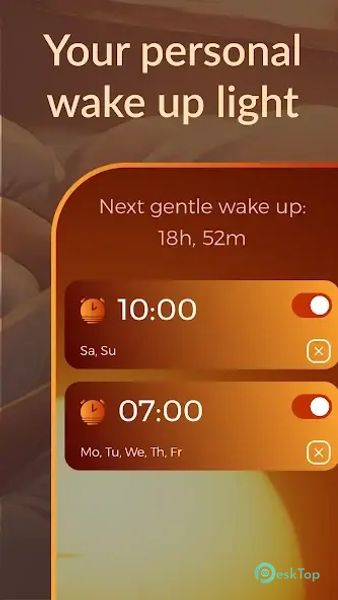 Sunrise alarm clock - Gently 2.1.0 APK MOD Полная бесплатная загрузка