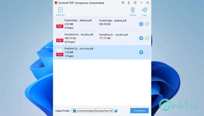 Enolsoft PDF Compressor 2.0.0 Tam Sürüm Aktif Edilmiş Ücretsiz İndir