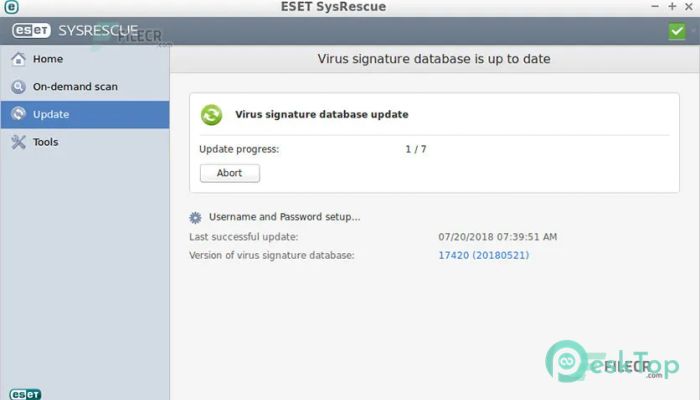 تحميل برنامج ESET SysRescue Live  1.0.22.0 برابط مباشر