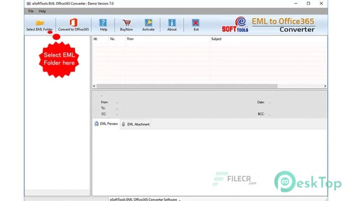 Télécharger eSoftTools EML to Office365 Converter  7.0 Gratuitement Activé Complètement