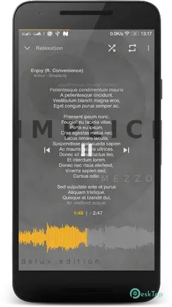Music Player Mezzo 2021.12.20 APK MOD تحميل مجاني كامل