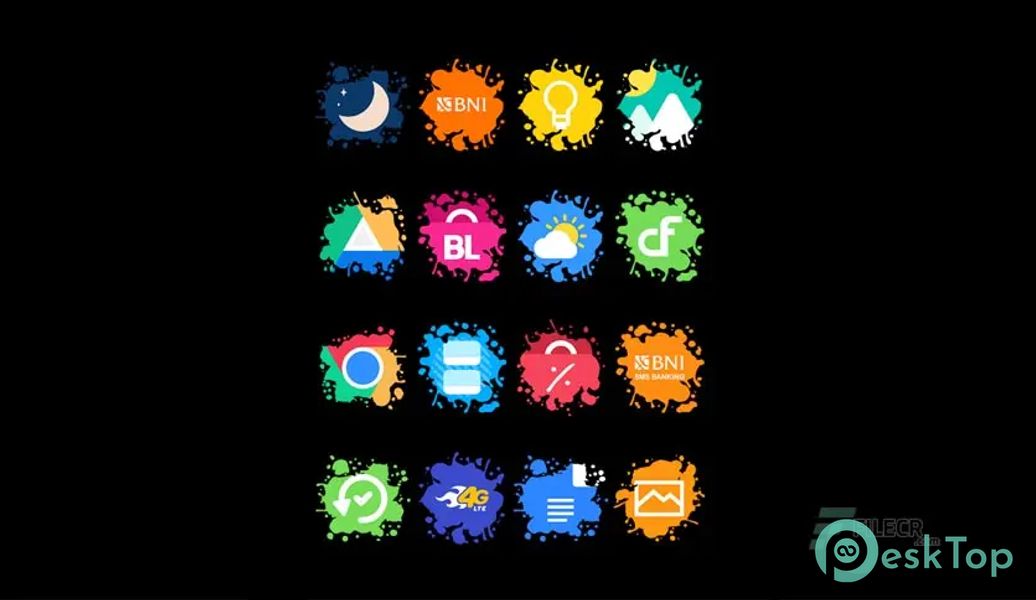 Splatter – Icon Pack v2.0 APK MOD Unlocked (Full) Free Download