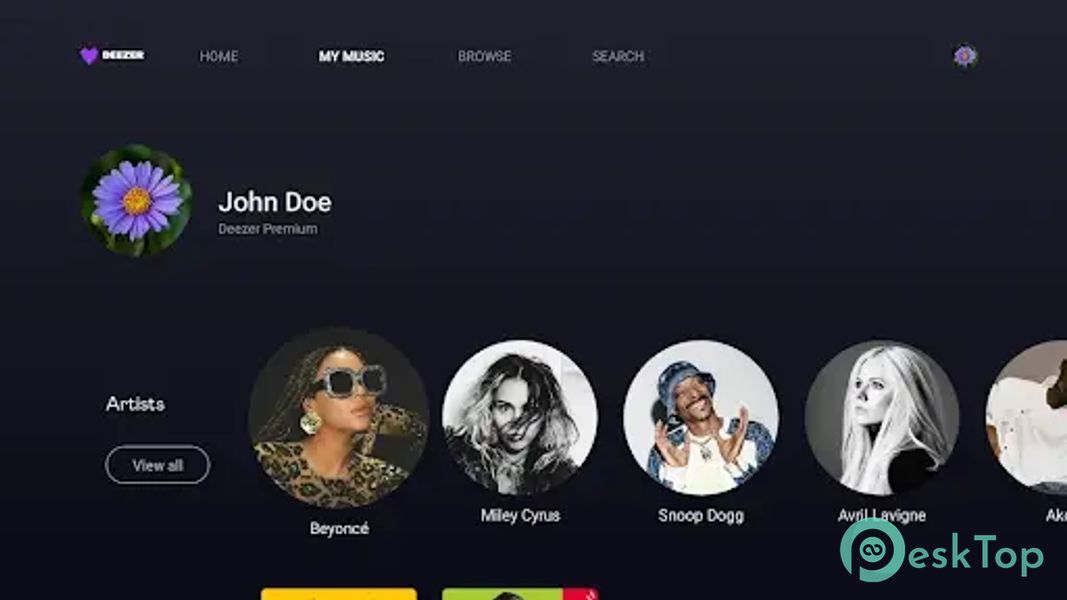 Deezer for Android TV 4.0.1 APK MOD Полная бесплатная загрузка