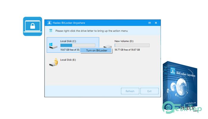 Download Hasleo BitLocker Anywhere 8.7 Free Full Activated