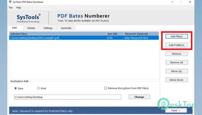 Download SysTools PDF Bates Numberer 5.1 Free Full Activated