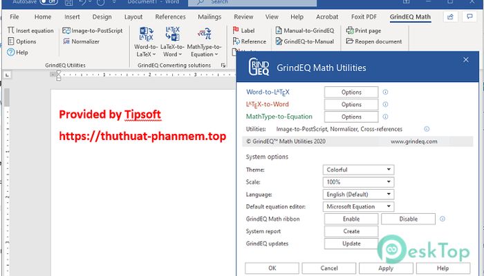 Download GrindEQ Math Utilities 2020  Free Full Activated