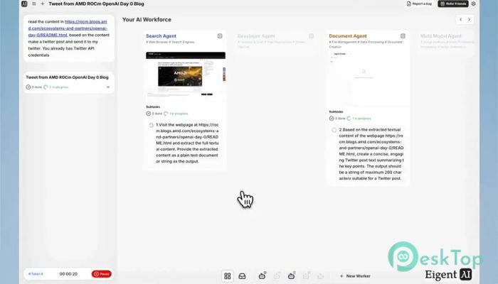 تحميل برنامج Eigent AI 0.0.90 برابط مباشر