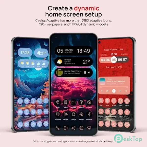 Caelus Adaptive Material Icons