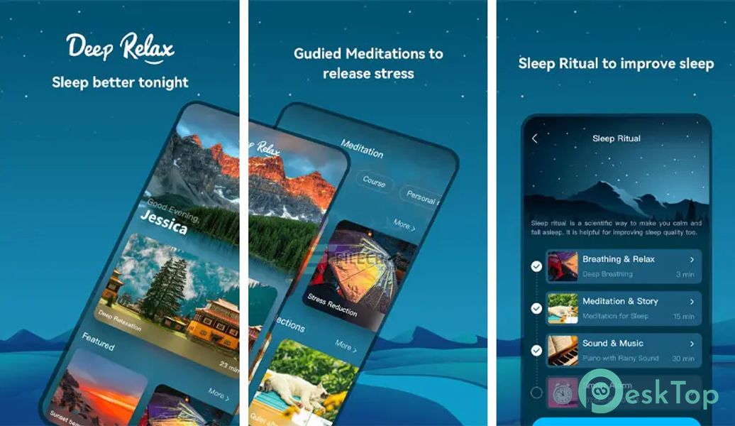 Deep Relax-Sleep & Meditation v1.0.11 APK MOD Полная бесплатная загрузка