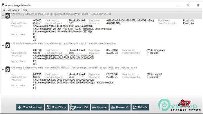 Arsenal Image Mounter Professional  3.3.138 Tam Sürüm Aktif Edilmiş Ücretsiz İndir