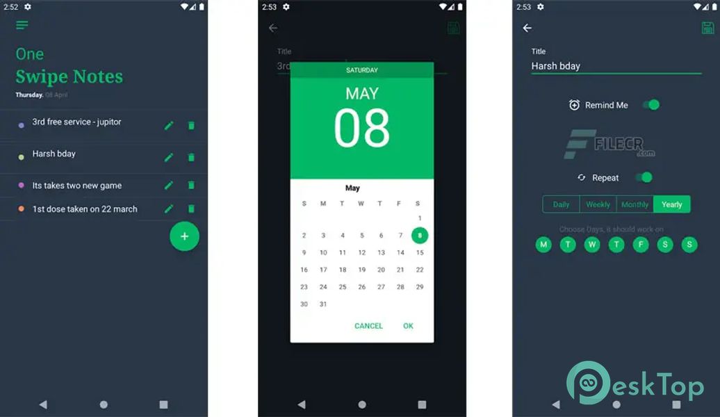 One Swipe Notes - Quick Notes 1.14 APK MOD Tam Ücretsiz İndir