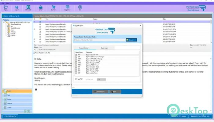 Télécharger PDS Zimbra Converter 04.25 Gratuitement Activé Complètement