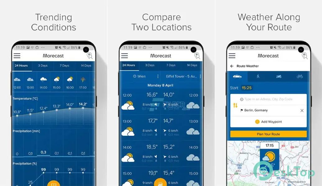 Weather & Radar - Morecast 4.1.46 APK MOD Descarga gratuita completa