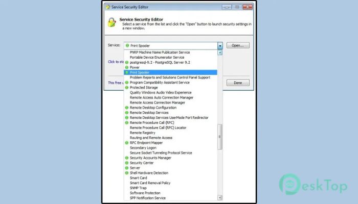Service Security Editor 5.0.1.48 Tam Sürüm Aktif Edilmiş Ücretsiz İndir