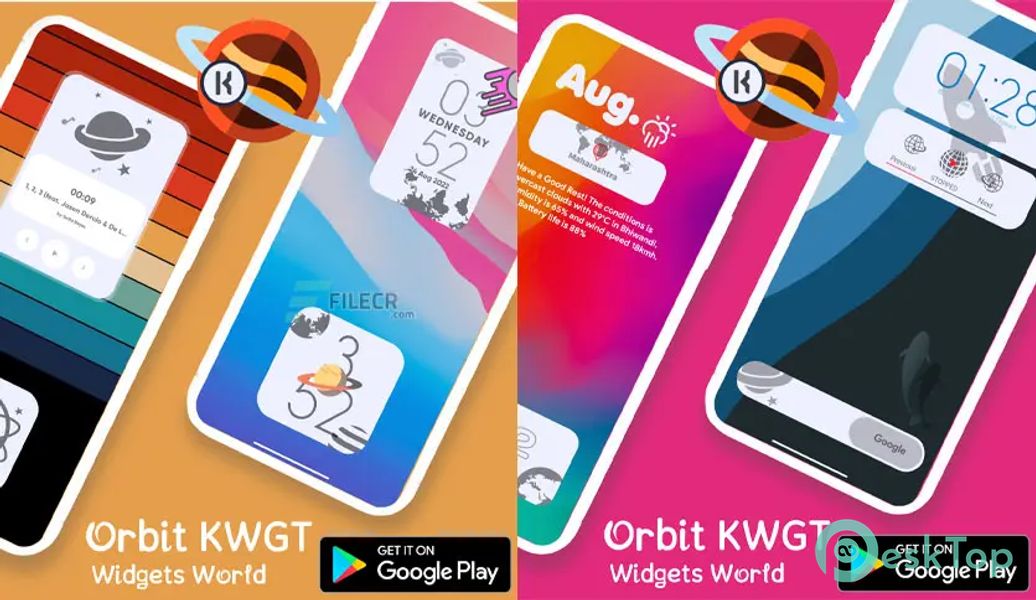 Orbit KWGT 6.2 APK MOD تحميل مجاني كامل
