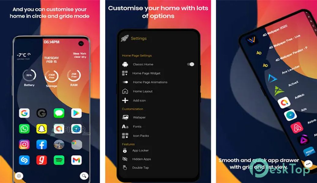 Ace Smart Launcher Prime v8.5 APK MOD Descarga gratuita completa