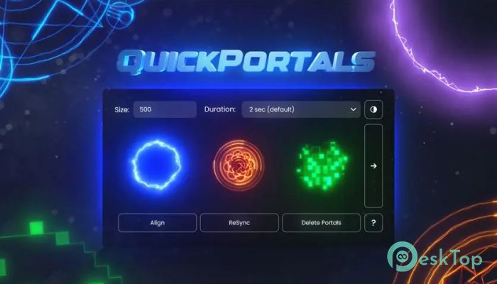 Aescripts - QuickPortals 1.0.0 Tam Sürüm Aktif Edilmiş Ücretsiz İndir