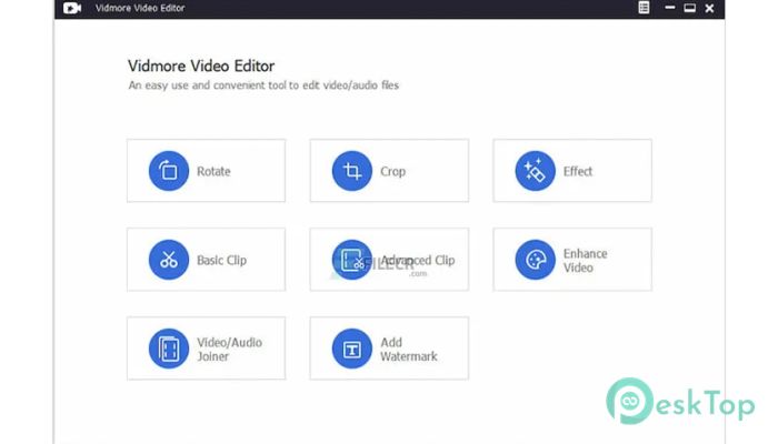 Vidmore Video Editor 1.0.16 Tam Sürüm Aktif Edilmiş Ücretsiz İndir