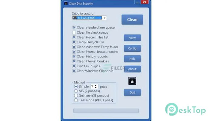 Descargar Clean Disk Security 8.21 Completo Activado Gratis