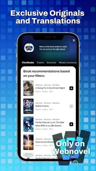 WebNovel 7.7.9 APK MOD मुफ्त पूर्ण डाउनलोड
