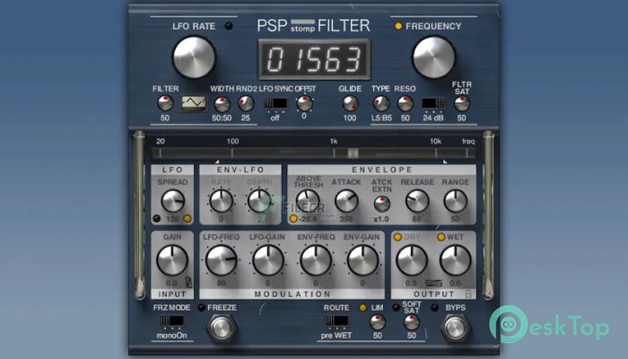 Download PSPaudioware PSP stompFilter  1.2.0 Free Full Activated