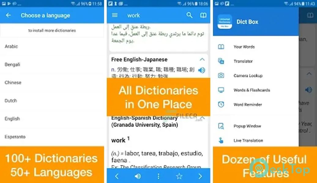 Dict Box - Universal Dictionary 8.9.9 APK MOD Полная бесплатная загрузка