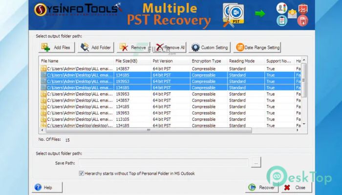 Descargar SysInfoTools Advanced Outlook Recovery 8.0 Completo Activado Gratis