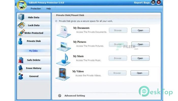 Download GiliSoft Privacy Protector 11.4 Free Full Activated