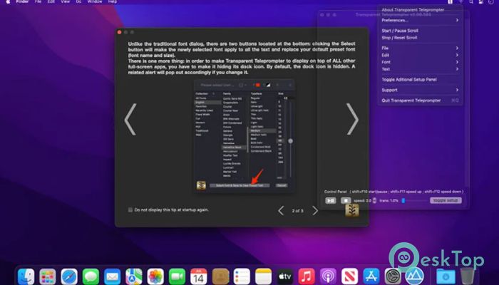 Transparent Teleprompter 2.02 Mac İçin Ücretsiz İndir