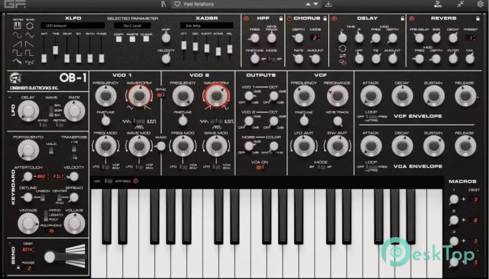 Descargar GForce Oberheim OB-1  v1.1.0 Completo Activado Gratis