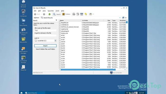 ReactOS 0.4.15 無料ダウンロード