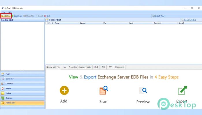 Descargar SysTools EDB Converter 5.0 Completo Activado Gratis