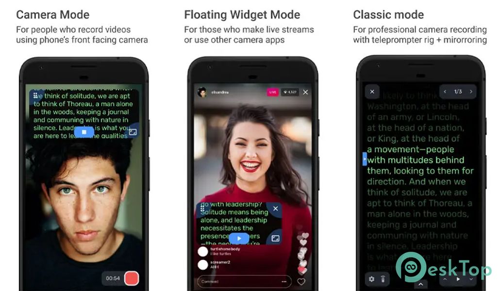 SpeechWay – 3 in 1 Teleprompte